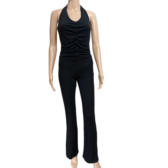 KooKai Black Jumpsuit Open Back Size S - Picture 1 of 4